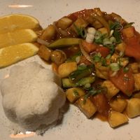 Sweet and sour tofu  at Aroi Thai in Vienna