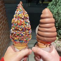 Brownie batter dip with sprinkles // chocolate dip  at Simons Says Dip This in Durham