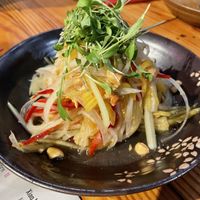 Papaya/Mango salad  at M Pocha in Durham