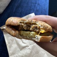 Breakfast sandwich   at Peet's Coffee in Chicago