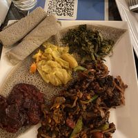 Tempeh and veggies  at Addissae in Asheville