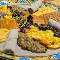 Vegan platter for 2 people at Addissae in Asheville