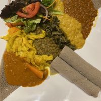 Vegetarian platter  at Addissae in Asheville