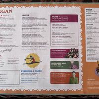 Dedicated vegan menu    at Lounges - Tretho Lounge in St Ives