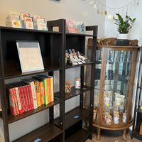 Books, stickers and other goods   at New Moon Vegan in Batavia