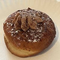 Mocha caramel donut  at New Moon Vegan in Batavia