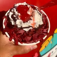 Vegan cherry chocolate (with vegan whip!)  at I Heart Ice Cream in Dayton