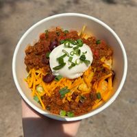 vegan beef, sour cream, and cheese!  at Walt Disney World - Woody's Lunch Box in Lake Buena Vista