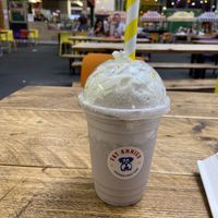 Limited edition parma violet shake  at Fat Annie's in Leeds