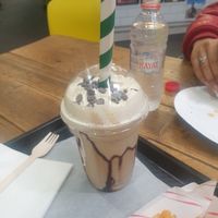 Cookie dough shake 7.5/10 - it was good just wish it was thicker and creamer especially for the price at Fat Annie's in Leeds