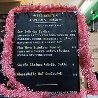 Specials Board at Fat Annie's in Leeds