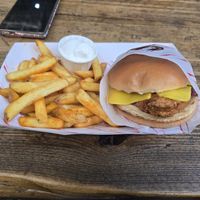 Ranch burger at Fat Annie's in Leeds
