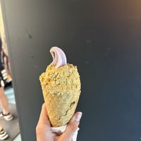 Waffle cone: with graham topping   at Cold Truth in Detroit