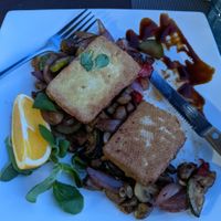 Half eaten... Sorry at Ragazzi bistro in Esztergom