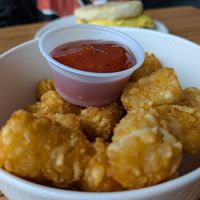 Tater tots at Astoria Coffeehouse & Bistro in Astoria