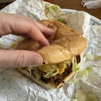   at Fat Boy's Vegan Burgers in Brooklyn