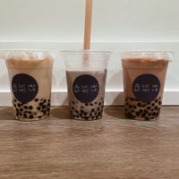 Vegan oat milk boba tea delivery in jasmine, taro, & chai tea flavors   at Eat Me Milk Me in Chicago