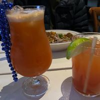 Nola Hurricane and Crescent City Cooler at NOLA in Palo Alto