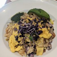 Cauliflower hash with vegan egg at Konditorei in Sun Valley