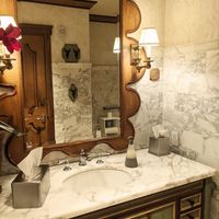 The bathroom is pretty too! at Konditorei in Sun Valley