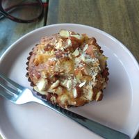 The muffin was still warm at Labonte in Hanoi