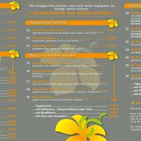 Menu at Thai Nong Khai in Kempen