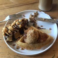 Half and half at Utter Waffle in South East London