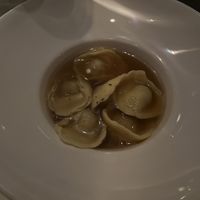 Tortellini in brodo  #Veganuary at Soda Club in New York City