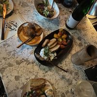 Arugula salad, Arancini and Herbed Ricotta .  at Soda Club in New York City