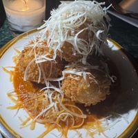 Arancini—meh  at Soda Club in New York City