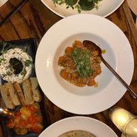 Plates  at Soda Club in New York City