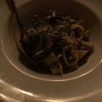 Tagliatelle lemon nori sauce with broccoli rabe  at Soda Club in New York City