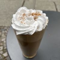 Vegan pumpkin spice latte 😋  at Calm Coffee in Berlin