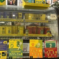 They have a big selection of Smiski figurines  at Calm Coffee in Berlin