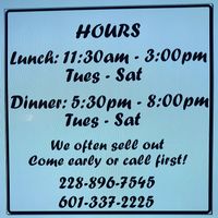 Updated hours showing dinner. at Good Karma Cafe in Gulfport