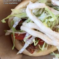 Falafel Bao Bun at Thess Bao in Thessaloniki