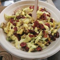 Quinoa power salad with Avocado, cranberries and a lemon mint dressing at Thess Bao in Thessaloniki