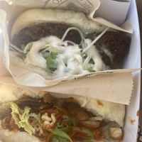 I wasn’t holding the bag properly so they didn’t look very nice in the picture but it was properly built don’t worry  at Thess Bao in Thessaloniki