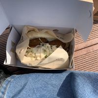 Falafel bao  at Thess Bao in Thessaloniki