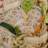 Mixed Veg Mein Foon Noodles (no egg) at Chau's Cafe in Ashburn