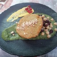 Vegetable polpette (half portion) at Bookeria in Rovinj