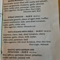 Risotto can be made vegan at Bookeria in Rovinj