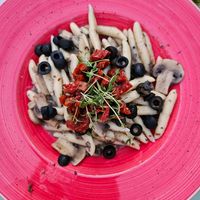 Istrian truffle noodles at Bookeria in Rovinj