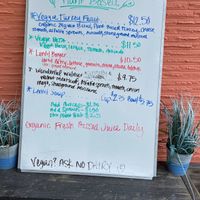 Vegan Menu at Lettuce-Eat-Healthy - Food Cart in Vancouver