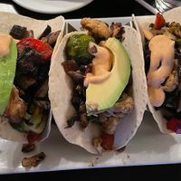 Vegan Veggie Tacos at Sweet Basil's Cafe in Livingston