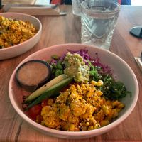 Scrambled tofu poke bowl   at Crave Cairns in Cairns