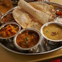 Vegan thali at Indian Summer in Brighton