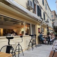 Courtyard  at Artisti in Corfu