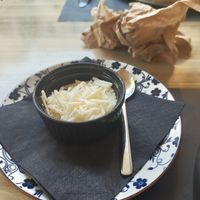 Vegan cheese at Artisti in Corfu