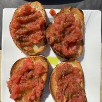 Bruschetta  at Artisti in Corfu